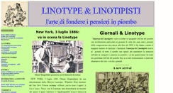 Desktop Screenshot of linotipia.it