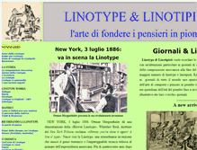 Tablet Screenshot of linotipia.it